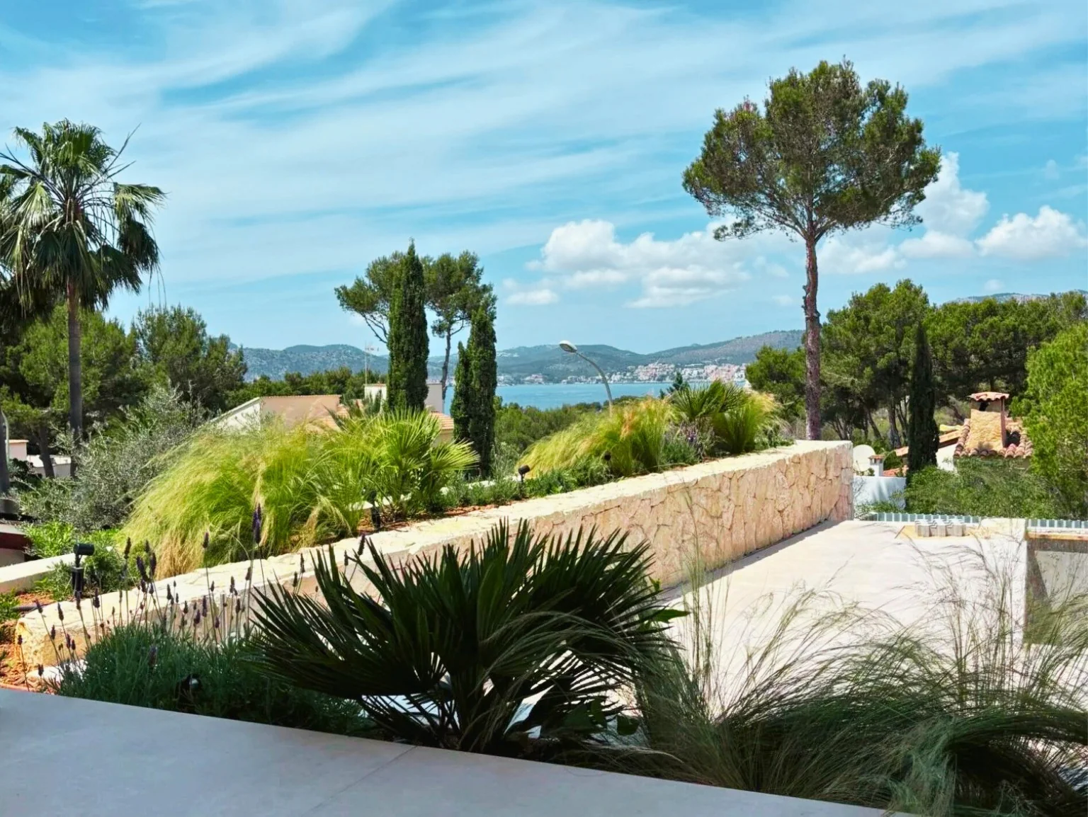 Landscape architecture and natural slope engineering in Santa Ponsa, Mallorca