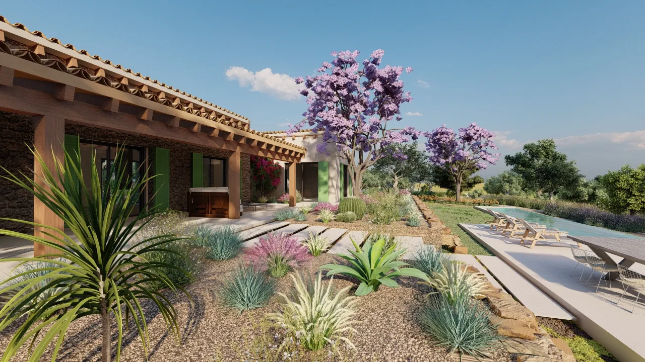 Mediterranean Garden — Garden Design Mallorca, Balearic Islands, S'Estepa Design
